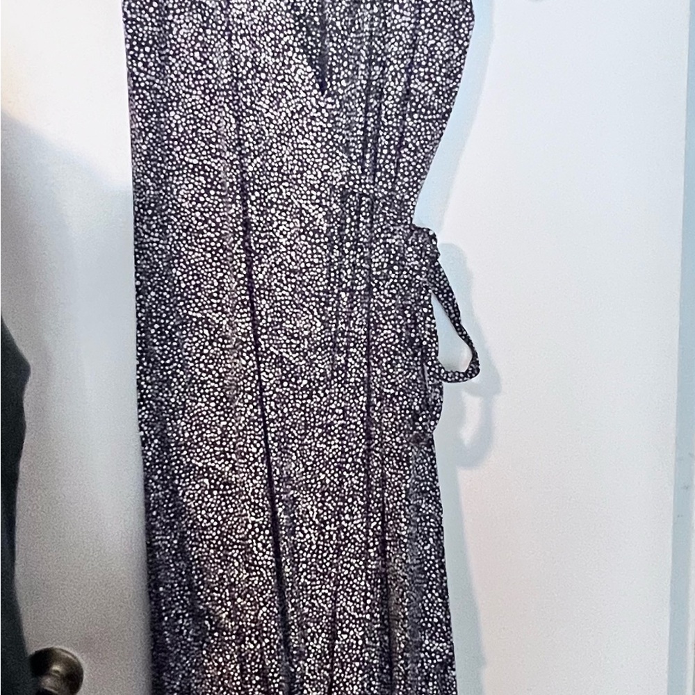 NWOT MIDI Roxy wrap around dress w/ pockets Sz Large (12) - Picture 4 of 13